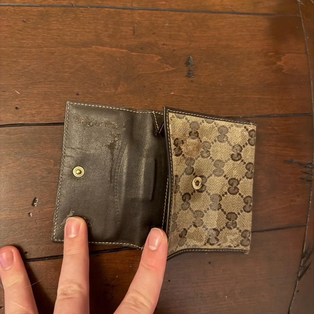 Gucci Brown and Gold Wallet - Picture 3 of 6
